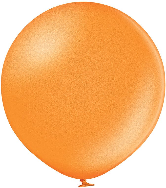 24" Metallic Bright Orange (5pcs) Belbal Balloons