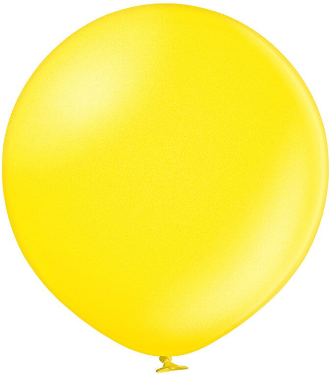 24" Metallic Citrus Yellow (5pcs) Belbal Balloons