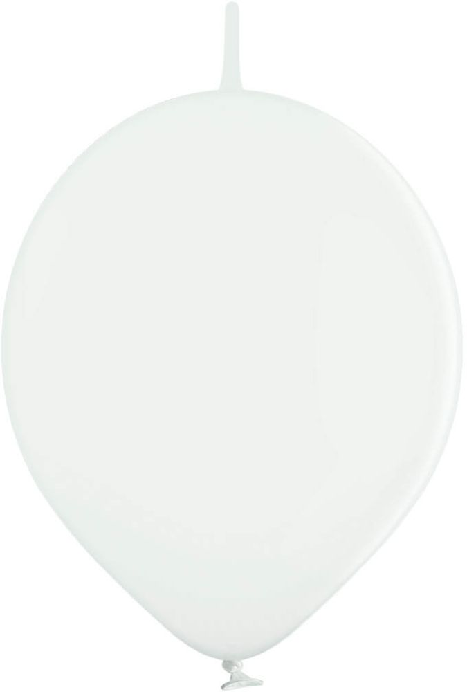 11" Standard White Linking (50pcs) Belbal Balloons