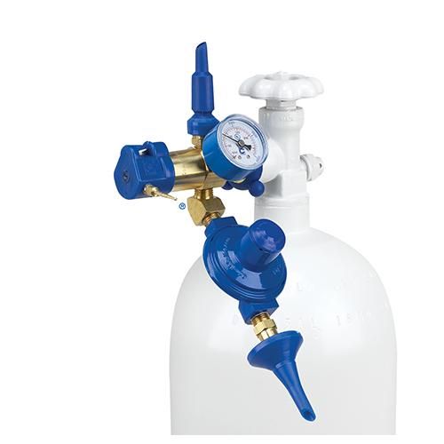 Helium Dual Inflator with Tilt Valve