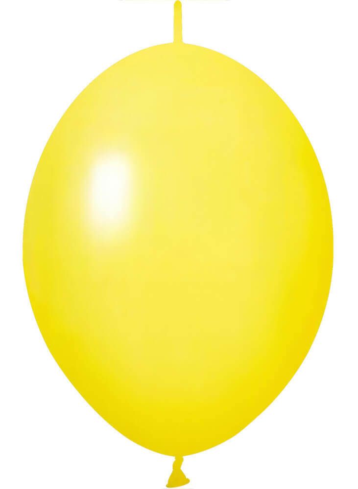 12" Standard Yellow Linking (50pcs) Celetex Balloons
