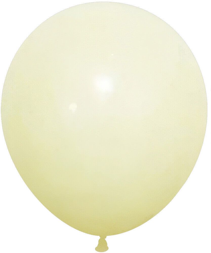 18" Macaron Yellow (25pcs) Celetex Balloons