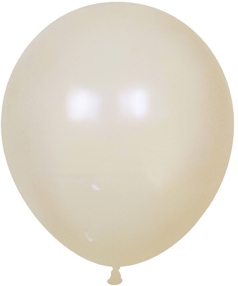 18" Retro Sand White (25pcs) Celetex Balloons