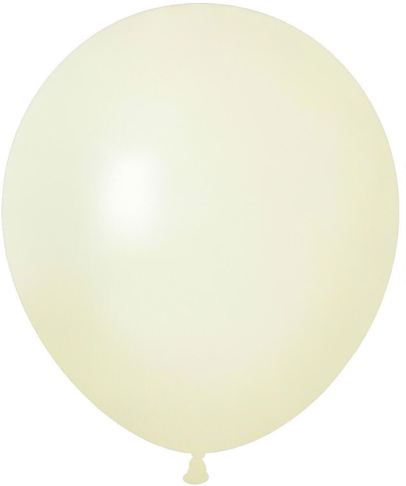 18" Standard Light Yellow (25pcs) Celetex Balloons
