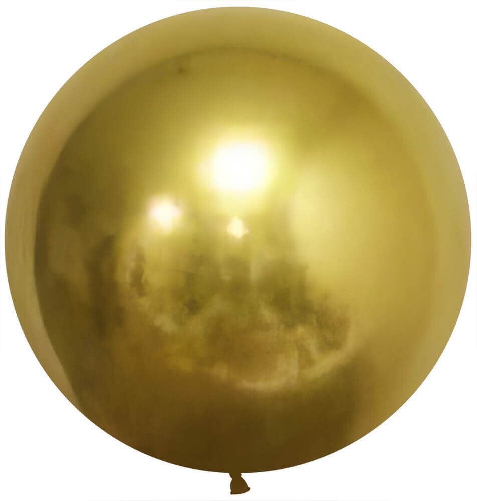 36" Chrome Gold (10pcs) Celetex Balloons