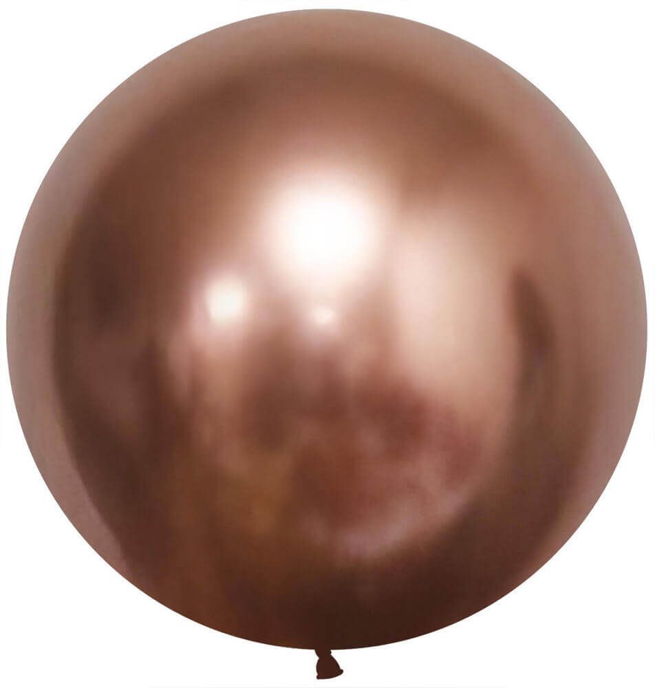 36" Chrome Rose Gold (10pcs) Celetex Balloons