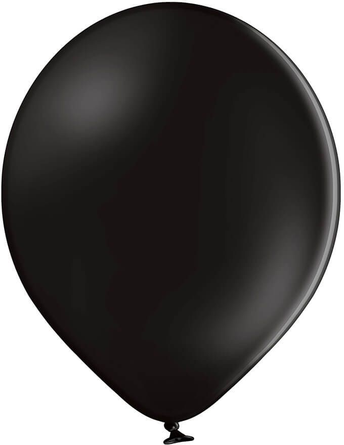 17" Standard Black (25pcs) Belbal Balloons