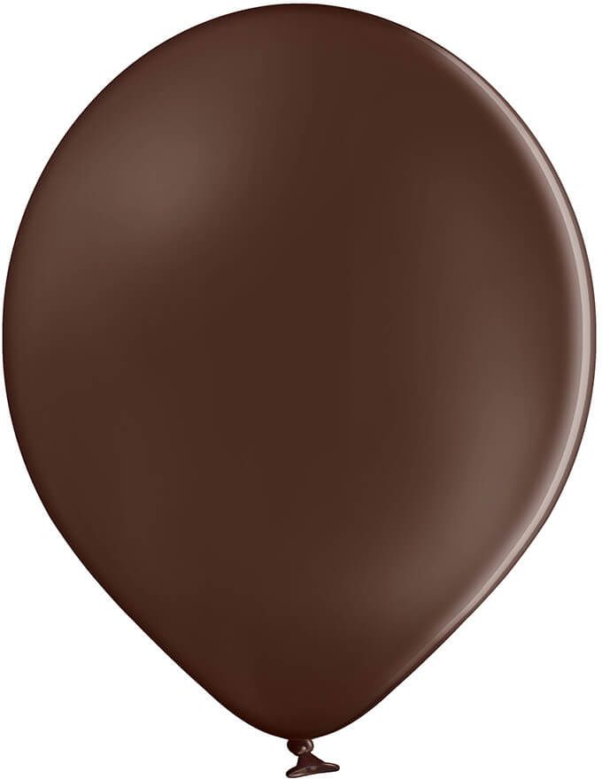 12" Standard Cocoa Brown (100pcs) Belbal Balloons