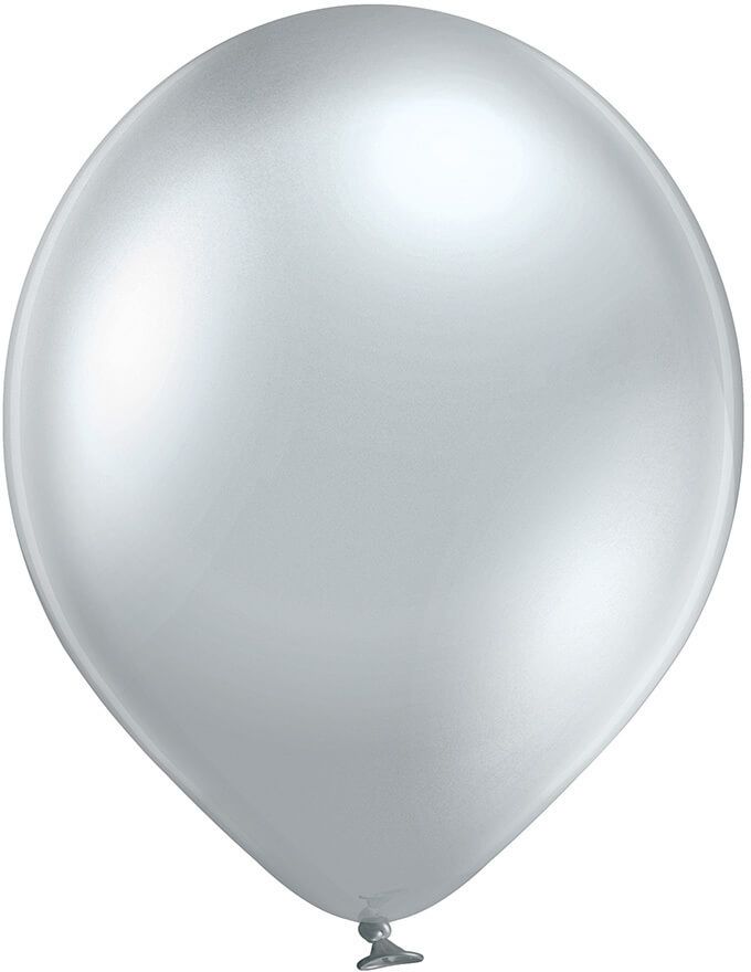 05" Glossy Silver (100pcs) Belbal Balloons