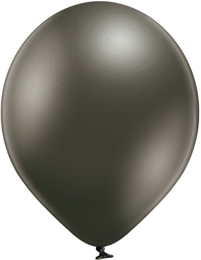 12" Glossy Anthracite (100pcs) Belbal Balloons