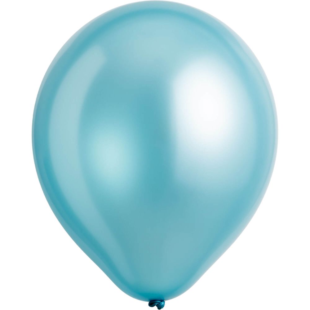 05" Pearl Caribbean Blue (100pcs) Everts Balloons