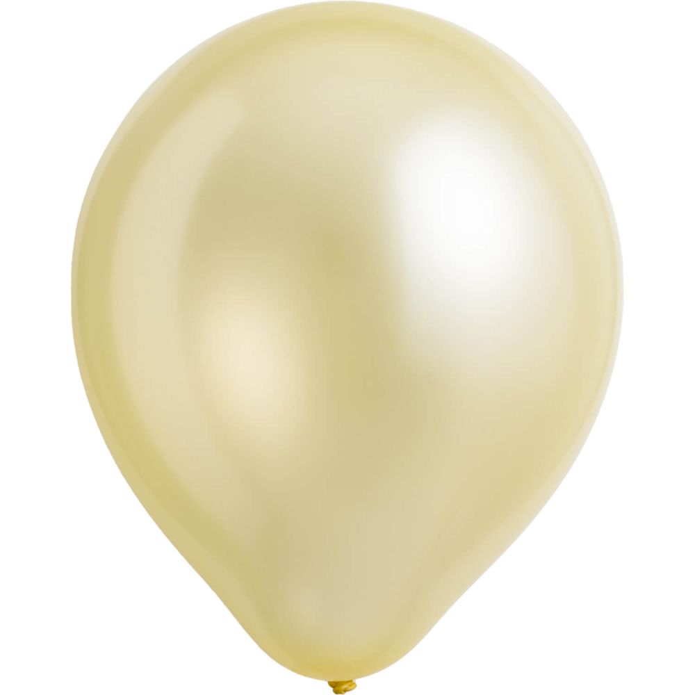05" Pearl Light Yellow (100pcs) Everts Balloons