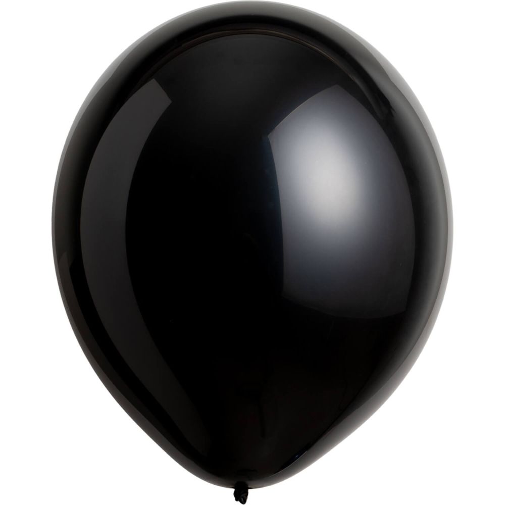 11" Fashion Jet Black (50pcs) Everts Balloons