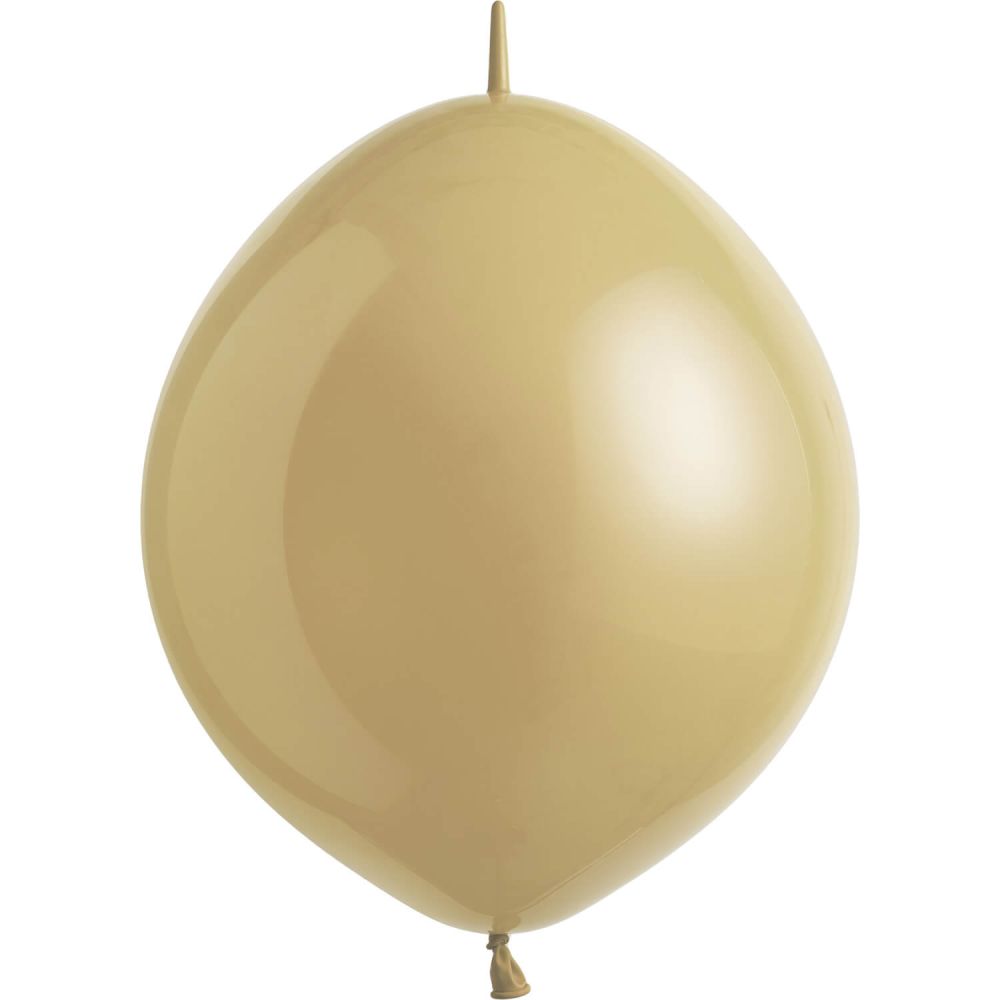 12" Fashion Vanilla Cream Linking (50pcs) Everts Balloons