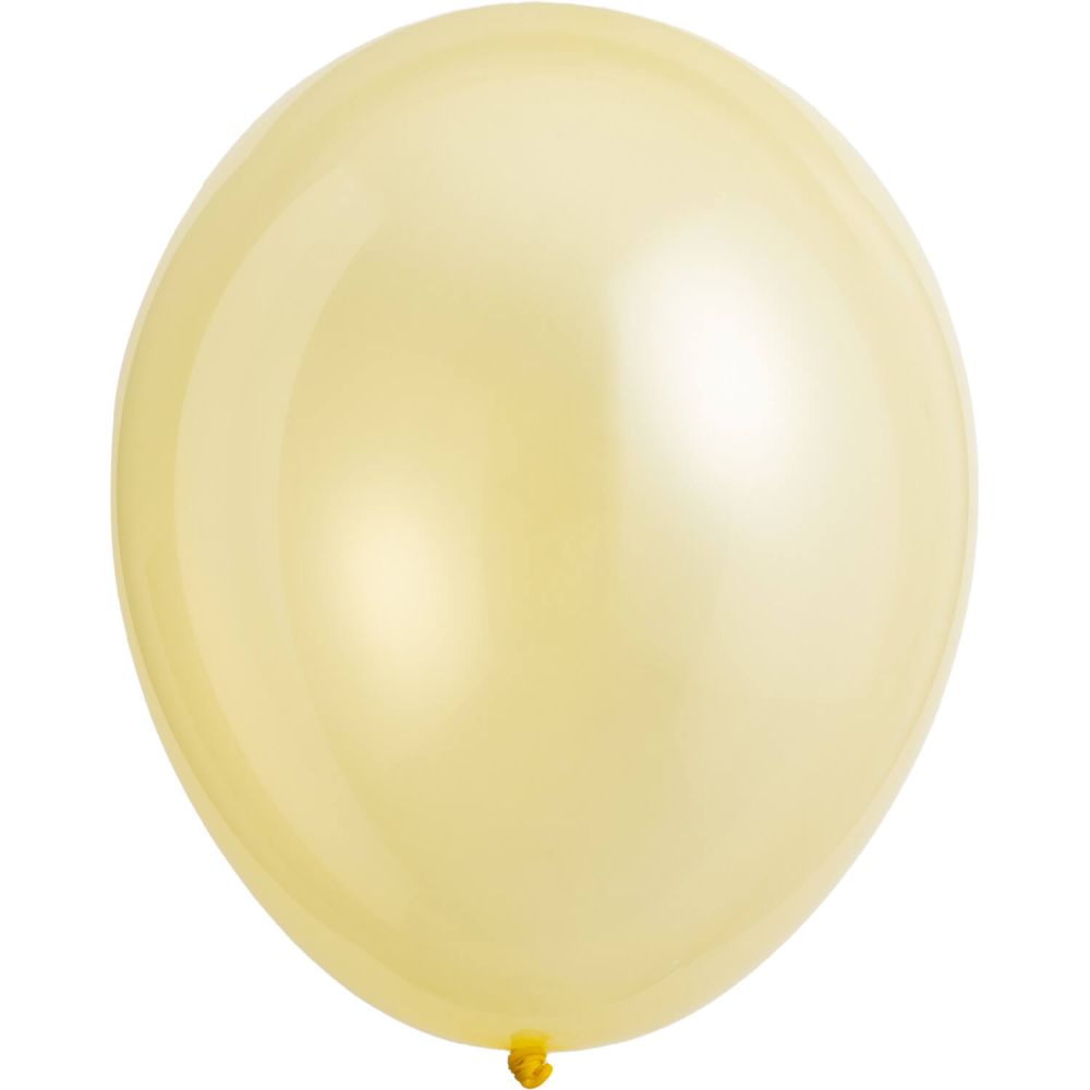 14" Droplet Yellow (50pcs) Everts Balloons