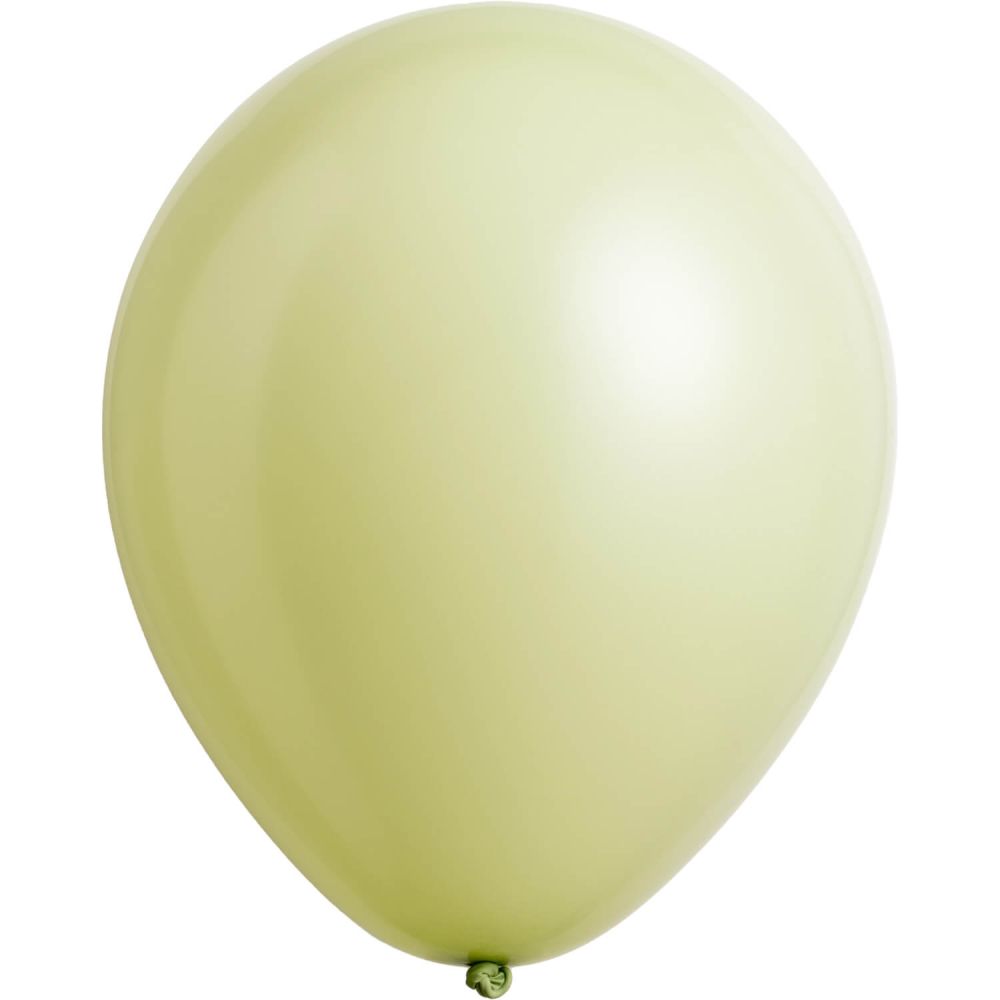 14" Macaron Pistachio (50pcs) Everts Balloons