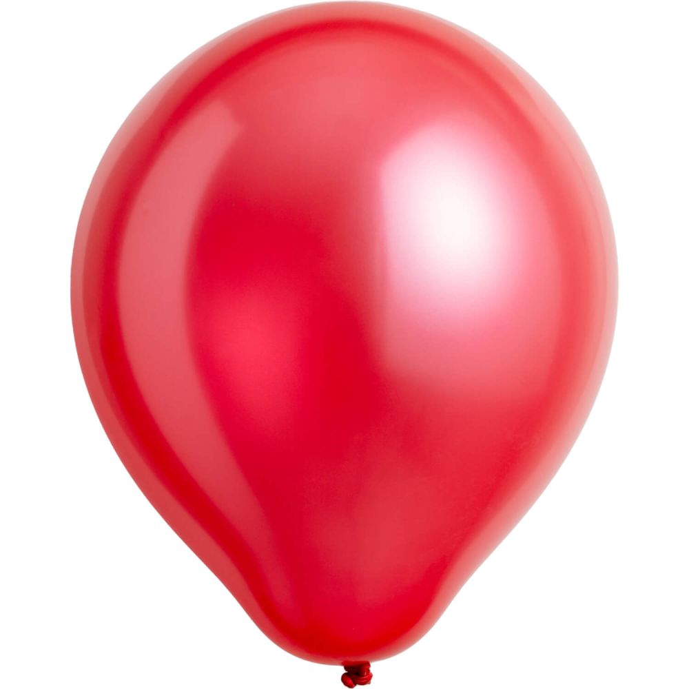 14" Metallic Apple Red (50pcs) Everts Balloons