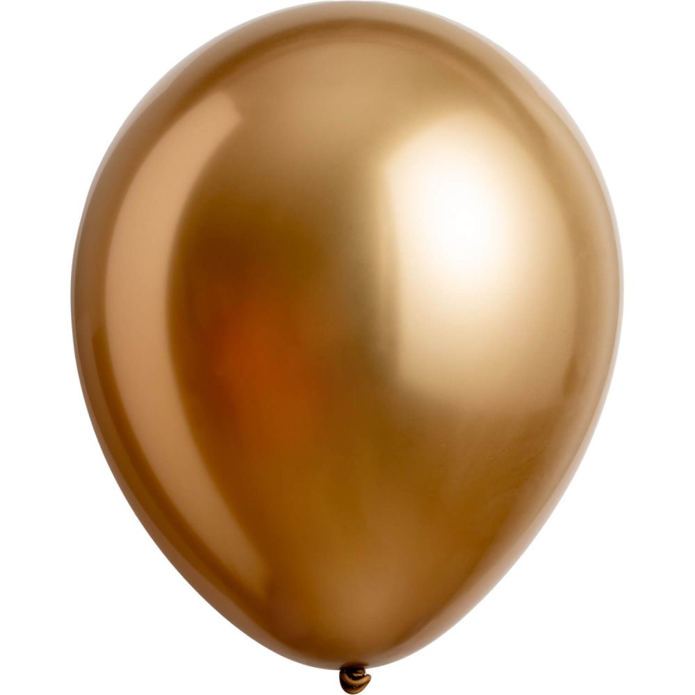 14" Satin Luxe Gold Sateen (50pcs) Everts Balloons