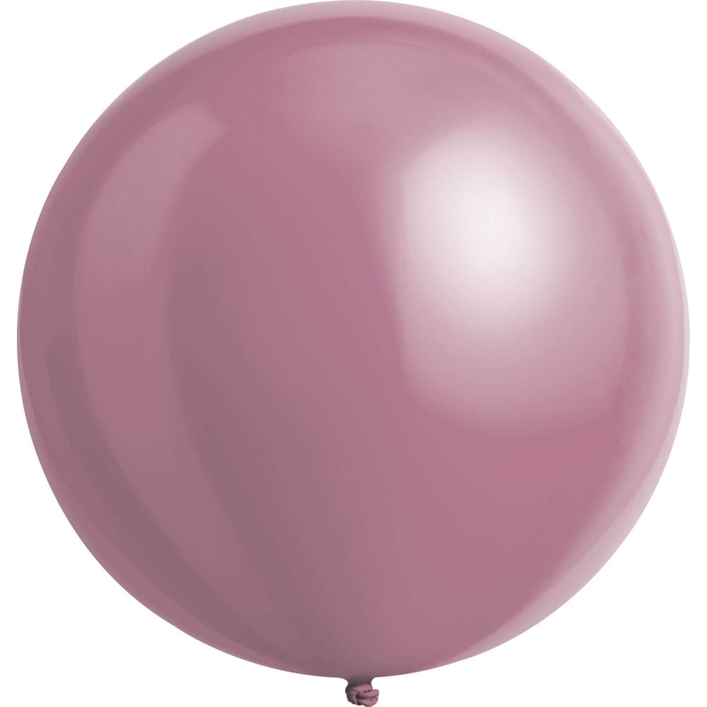 24" Macaron Pink Rose (4pcs) Everts Balloons