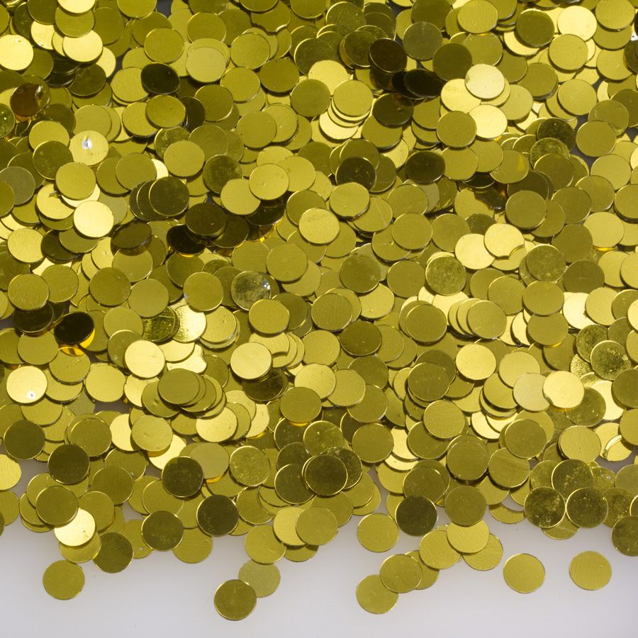 0.5cm Foil Confetti Dots Gold (110g)