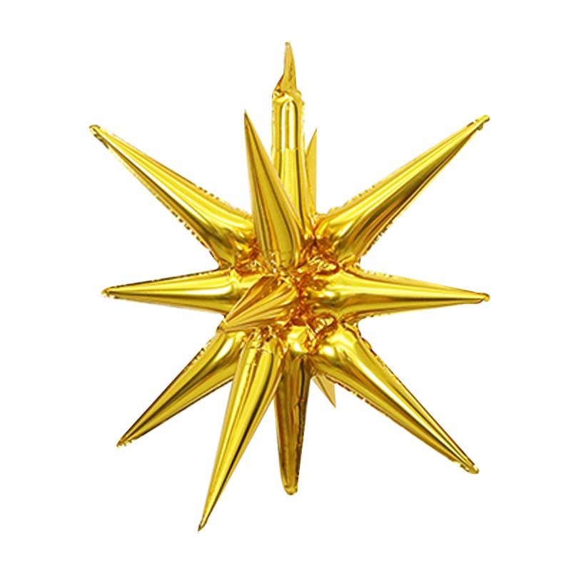 Magic Starburst 22" Gold Balloon