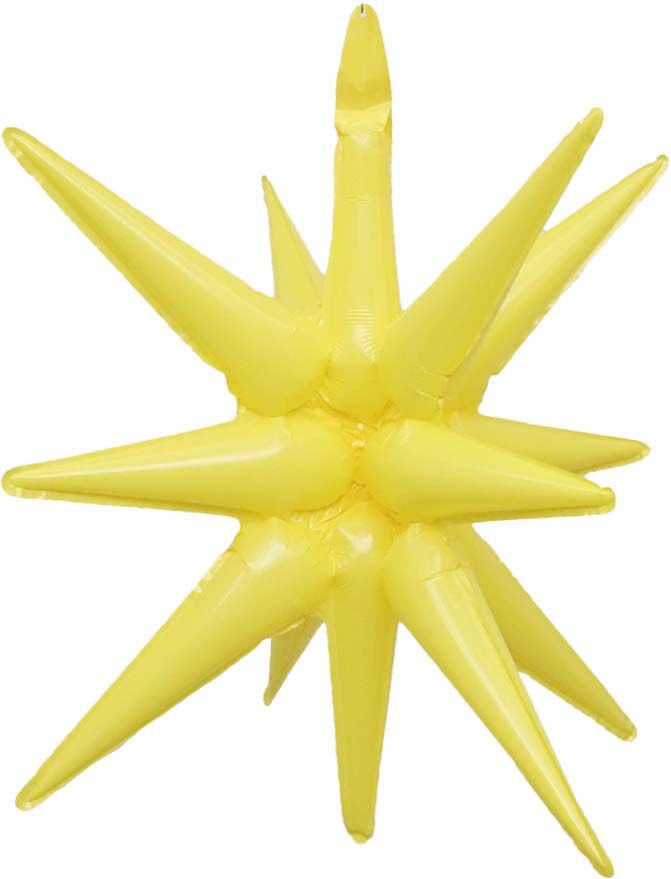 Magic Starburst 22" Pastel Yellow Balloon