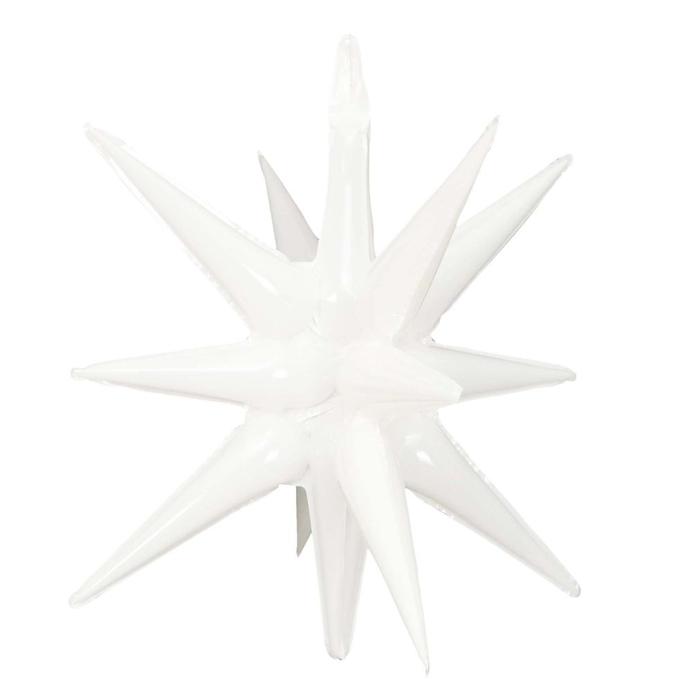 Magic Starburst 22" White Balloon