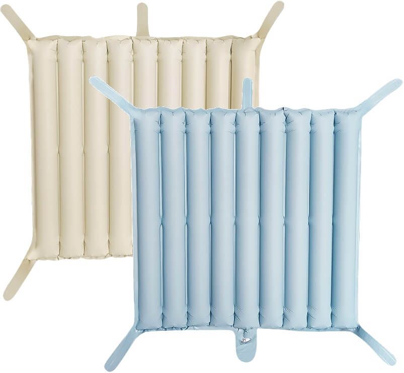 26" Wall 2-sided Matte Blue and Cream Balloon