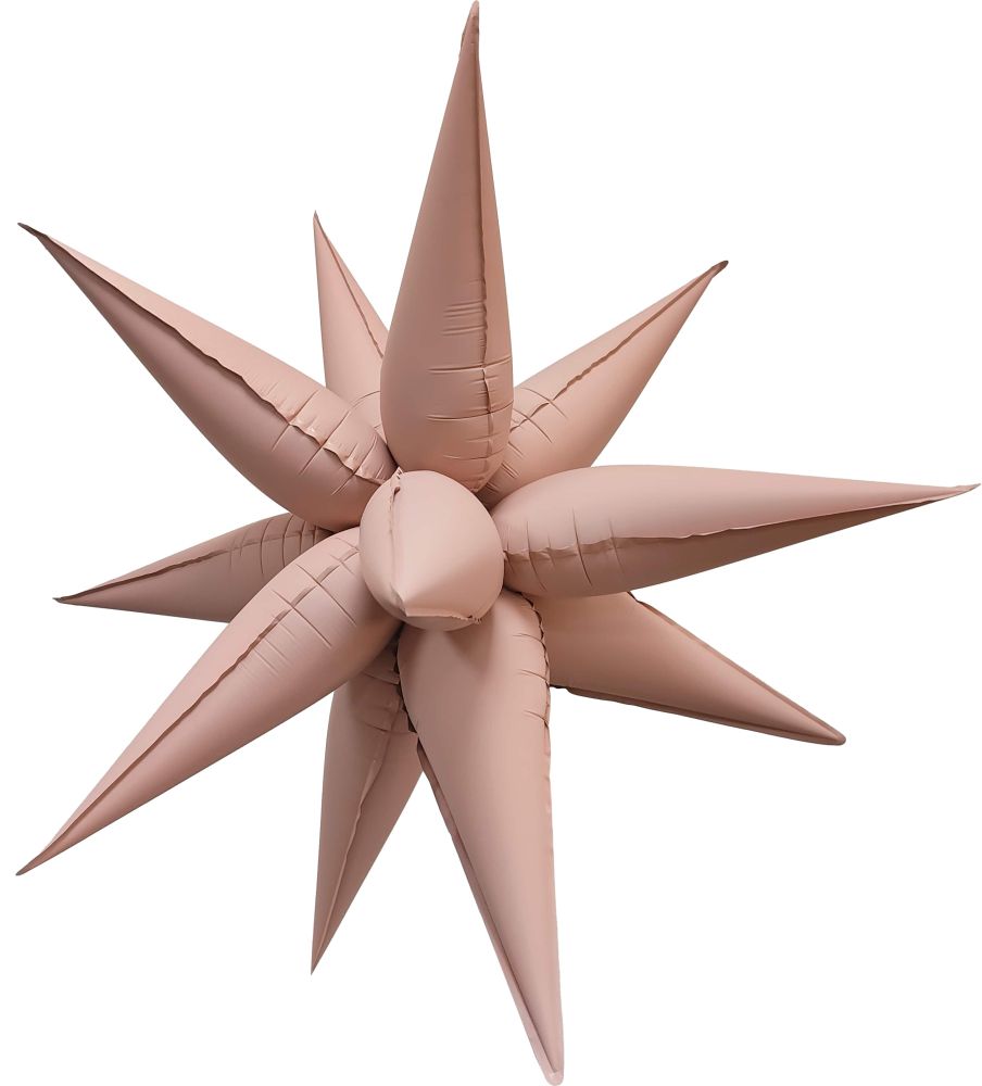 Magic Starburst 40" Matte Pink Balloon