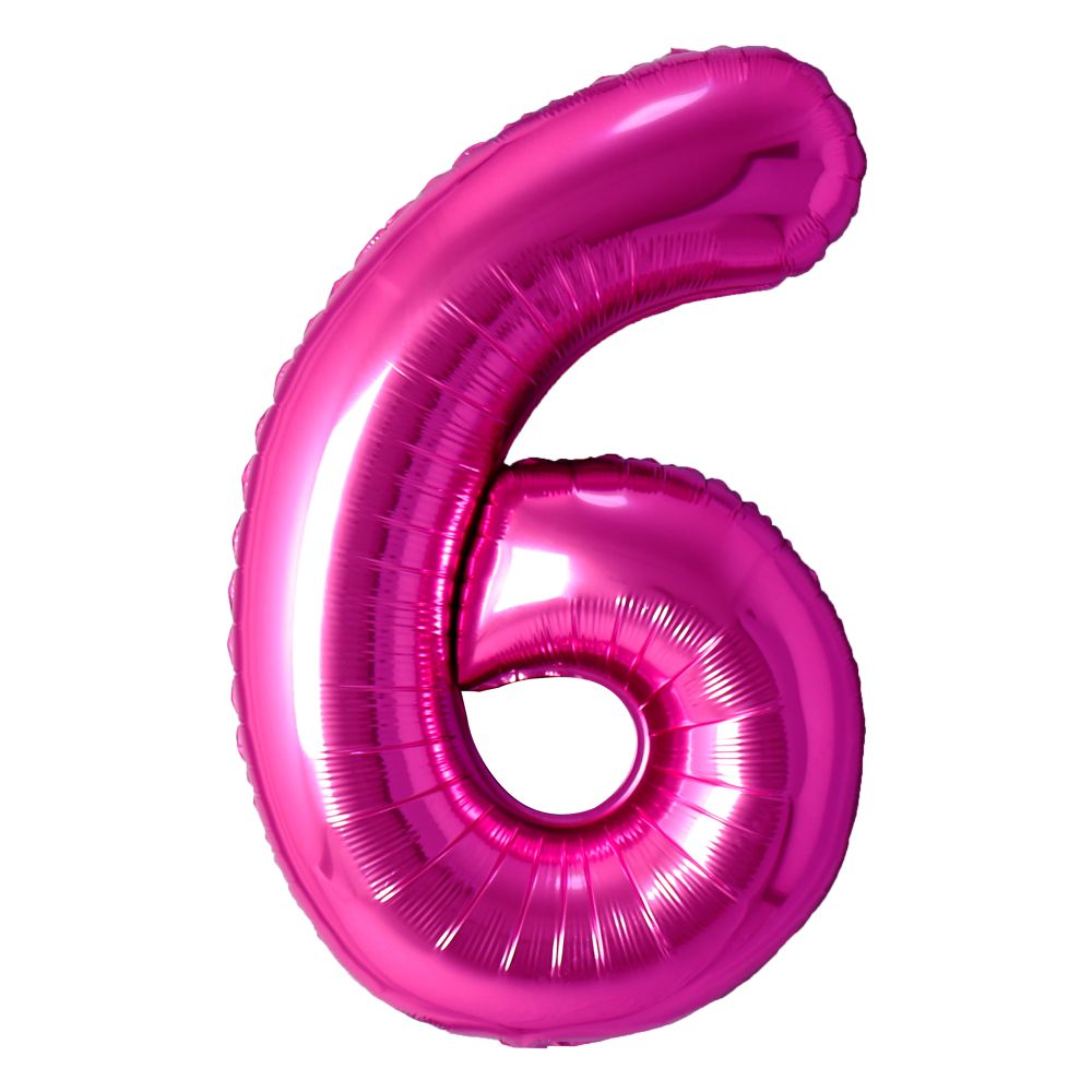 34" Rose Number 6 Airise Balloon