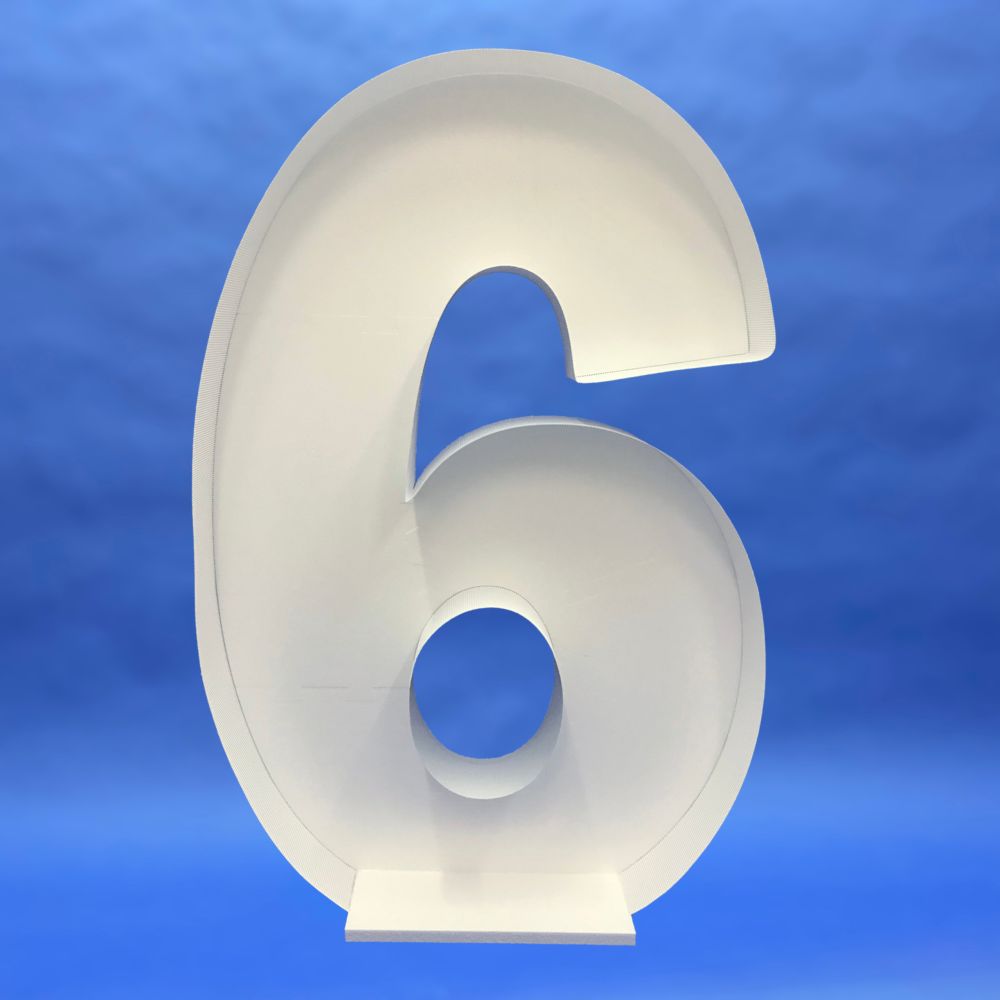 47" Balloon Mosaic Frame Number 6