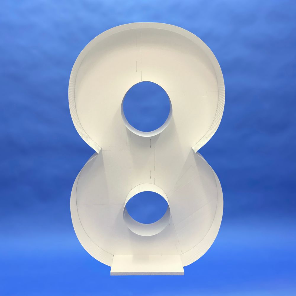 47" Balloon Mosaic Frame Number 8
