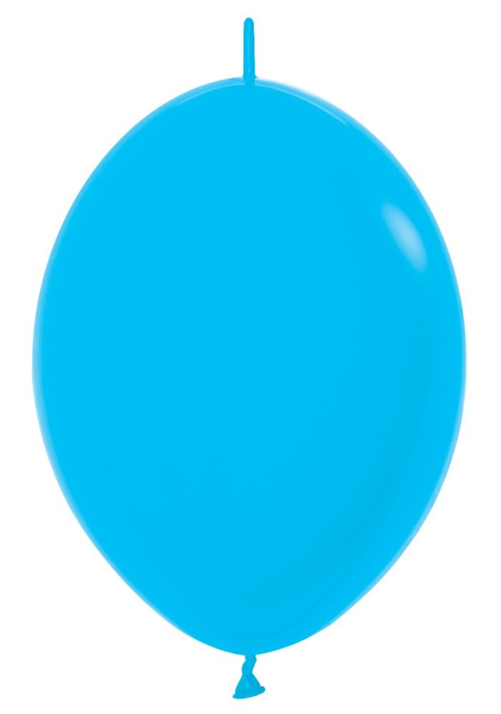 06" Fashion Blue Link-O-Loons (50pcs) Sempertex Balloons