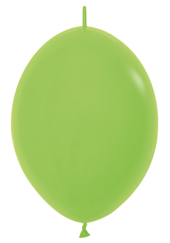 06" Fashion Lime Green Link-O-Loons (50pcs) Sempertex Balloons