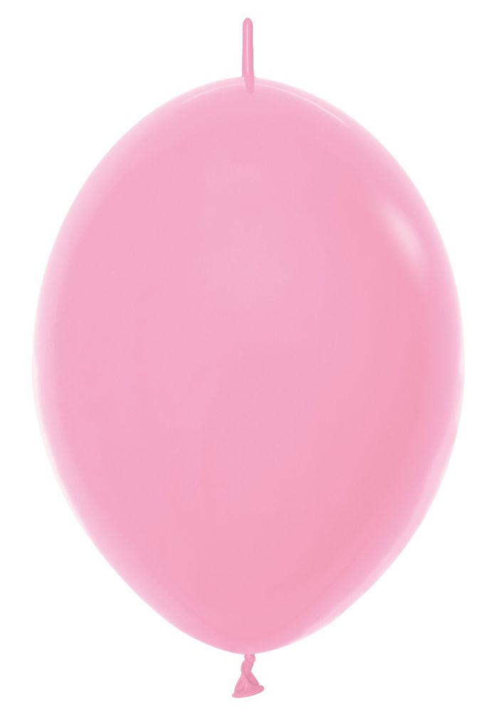 06" Fashion Pink Link-O-Loons (50pcs) Sempertex Balloons