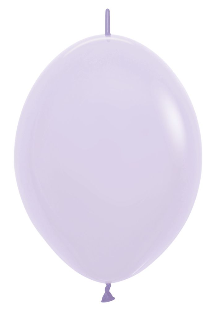 12" Pastel Matte Lilac Link-O-Loons (25pcs) Sempertex Balloons