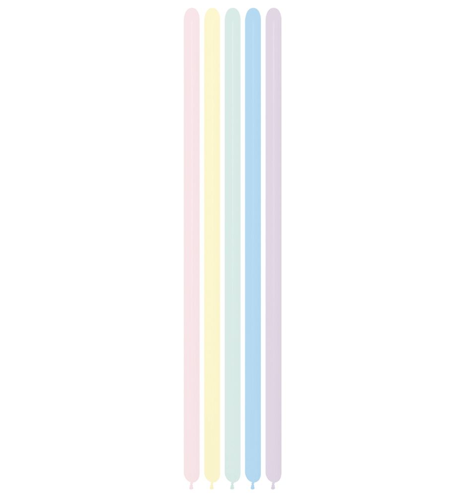 260 Pastel Matte Assortment (50pcs) Sempertex Balloons