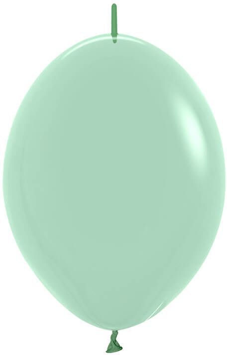 06" Pastel Dusk Green Tea Link-O-Loons (50pcs) Sempertex Balloons