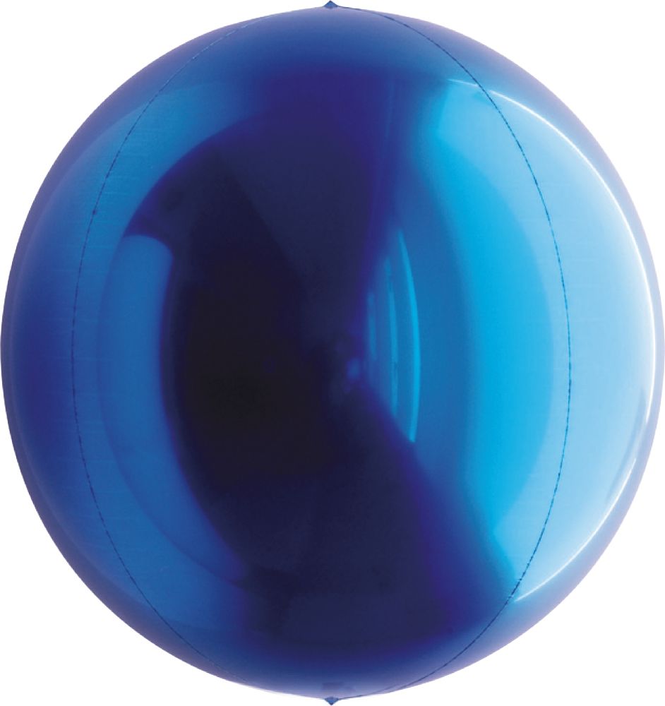 Orbs 07" Blue Balloon