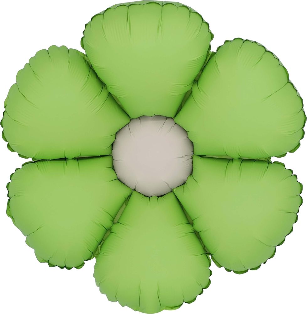 18" Lime Green Daisy Balloon