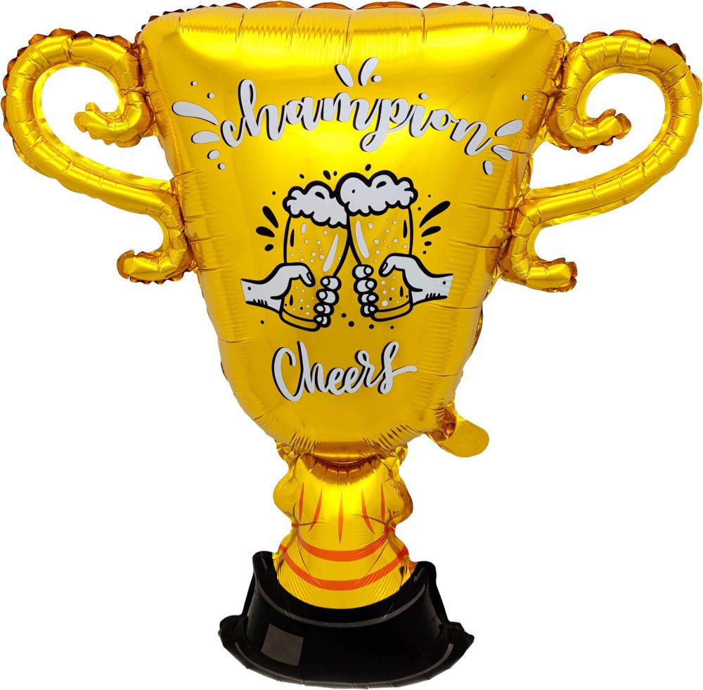 30" Champion Beer Cheers Trophy Balloon