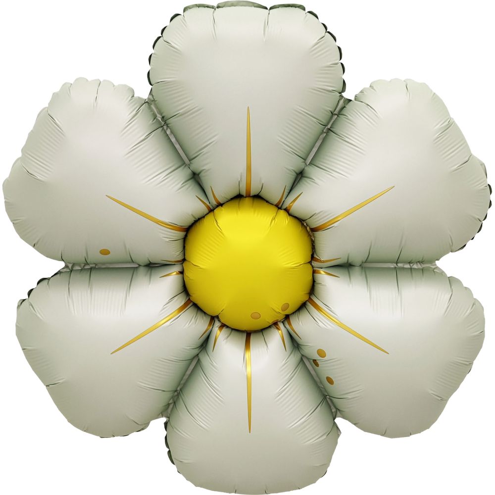 29" Cream Daisy Balloon