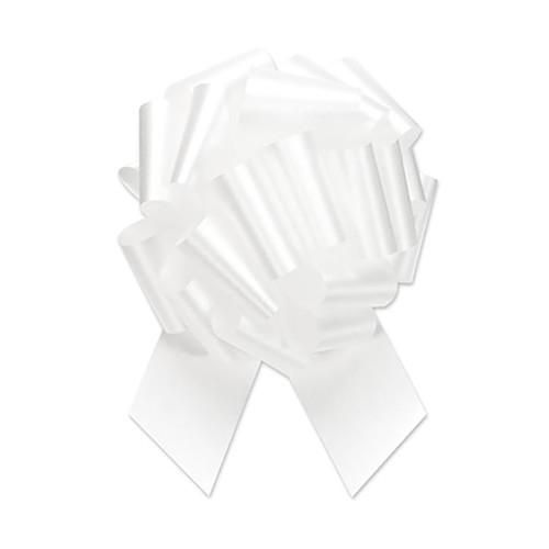 Pull Bow 8" White