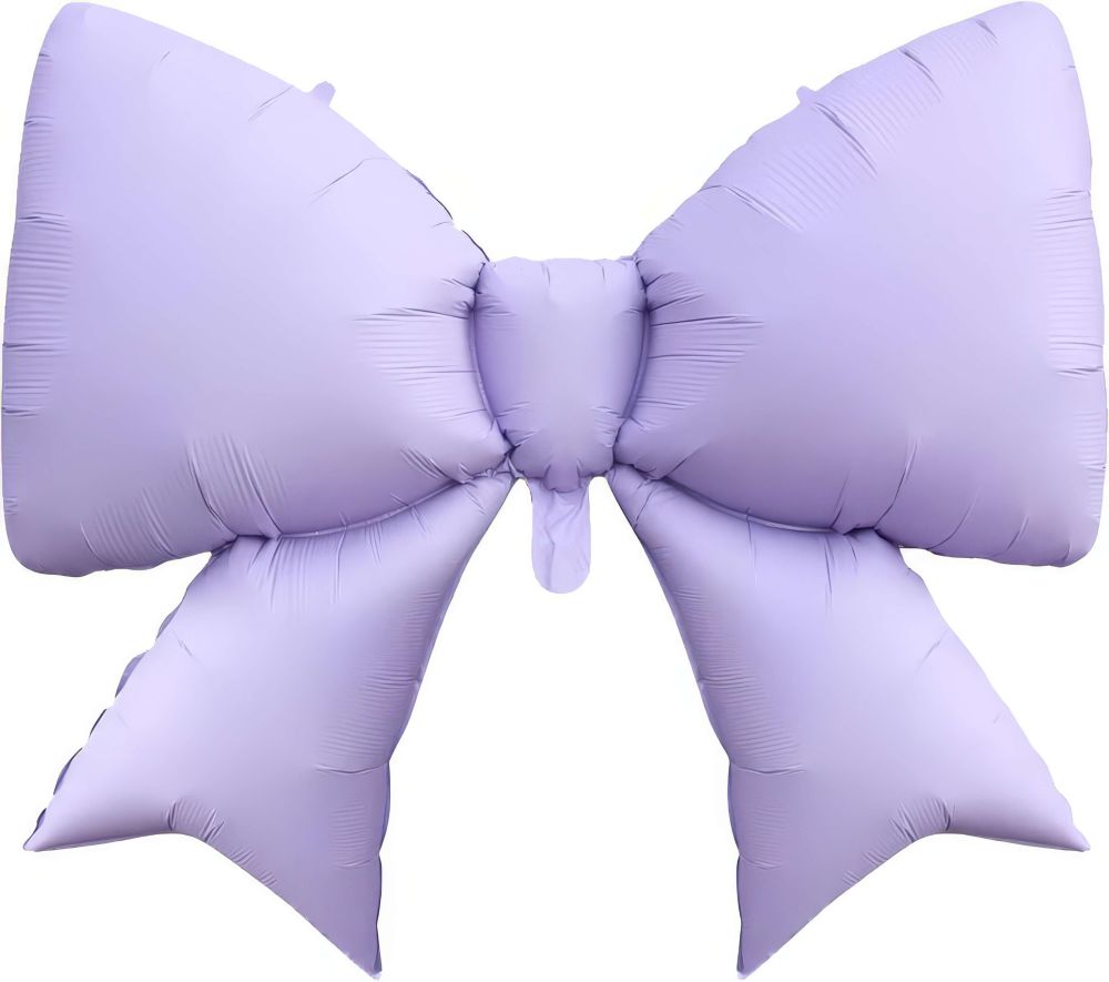 38" Matte Lilac Bow Balloon