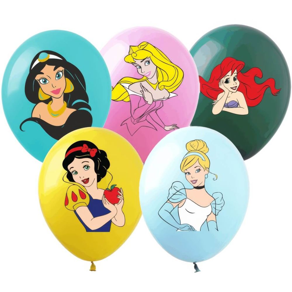12" Disney Princesses Assortment (50pcs) Balloons