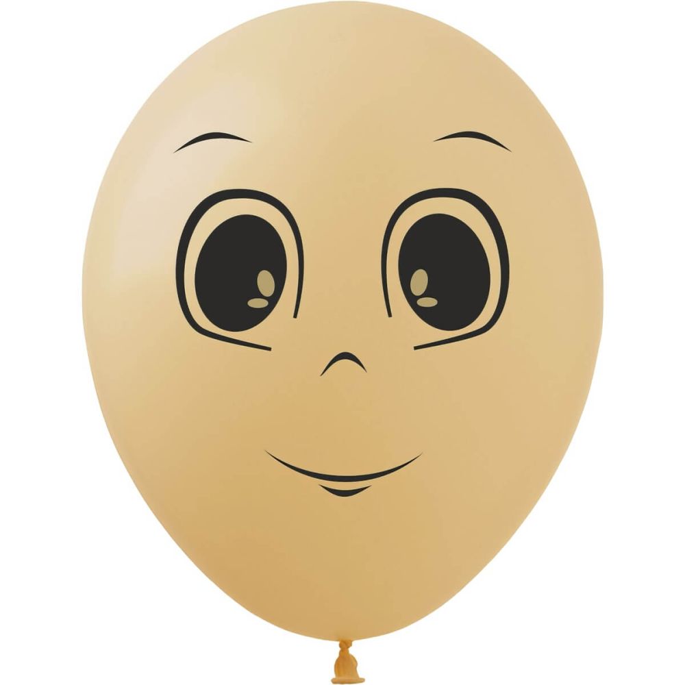 05" Masculine Face Blush (50pcs) Balloons