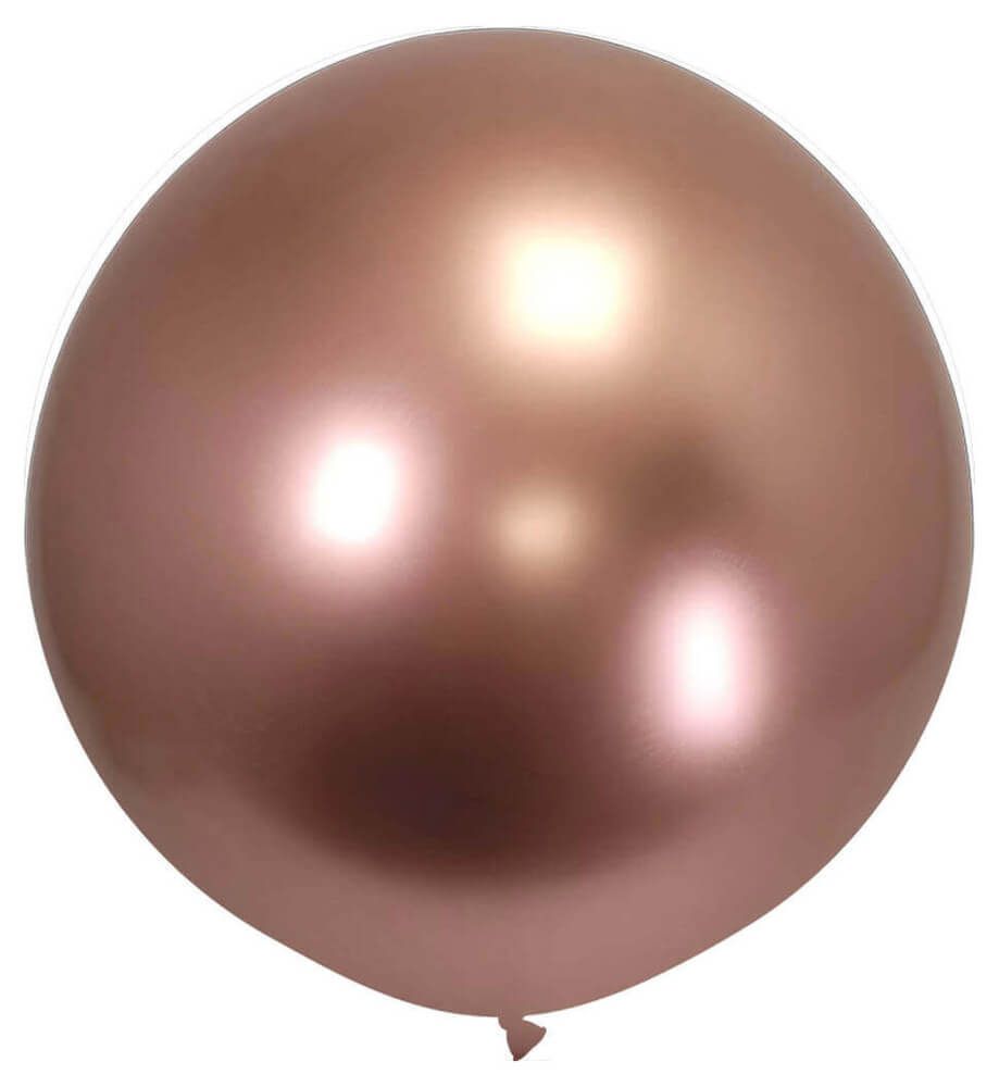 24" Polished Rose Gold (2pcs) ProLatex Balloons