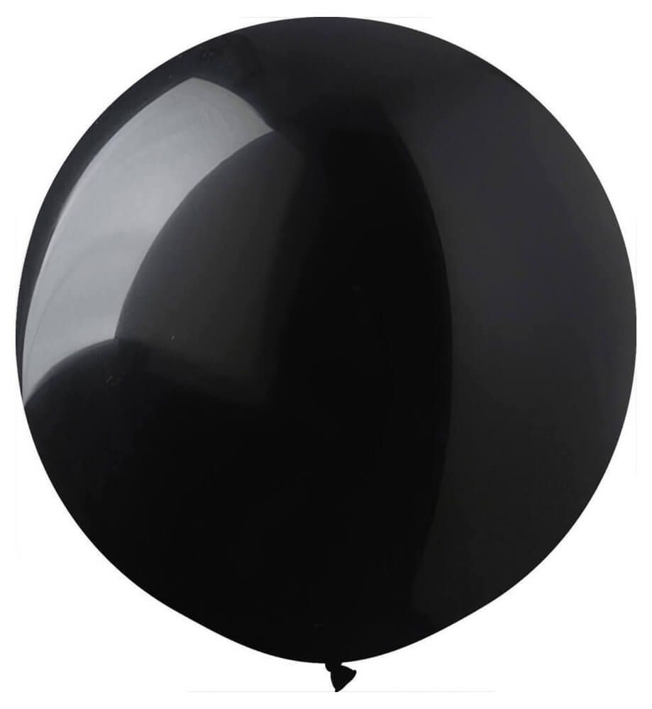 24" Standard Black (2pcs) ProLatex Balloons