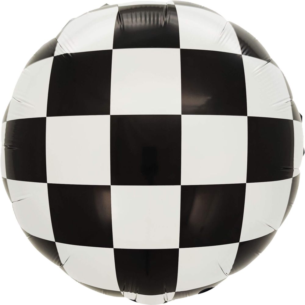18" Checkered Print Balloon