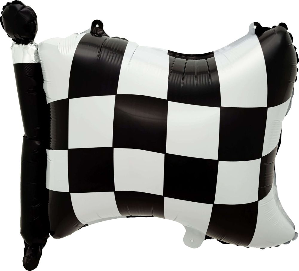 24" Checkered Flag Balloon